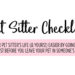 Pet Sitter Checklist